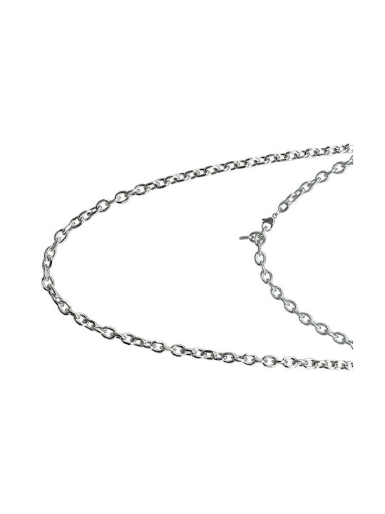 Astra Handmade NM-13 Chain Neck from Steel Thin Thickness 4mm and Length 53cm