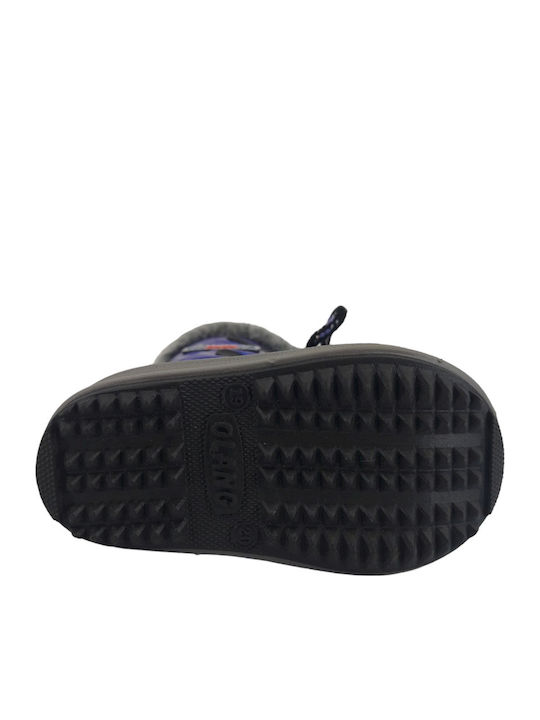 Magic 870 Kids Snow Boots with Laces Purple