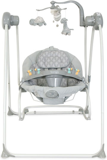 Lorelli Electric Baby Relax Swing Tango with Music and Vibration Grey Trees for Child up to 12kg