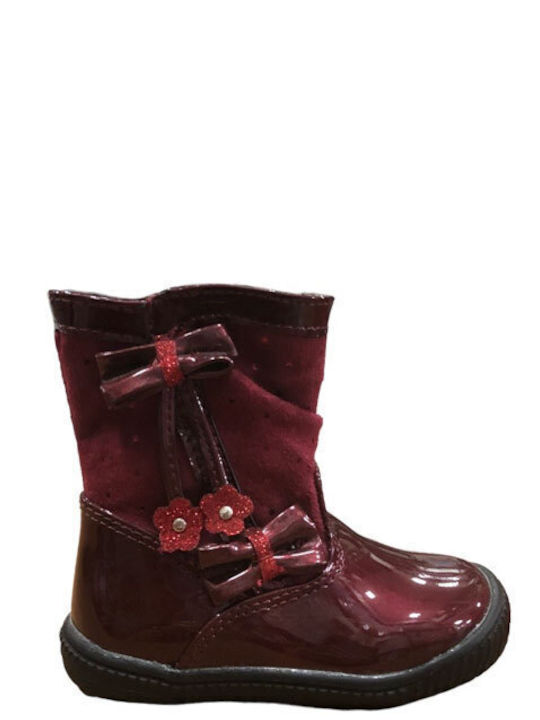 SmartKids Kids Boots with Zipper Burgundy