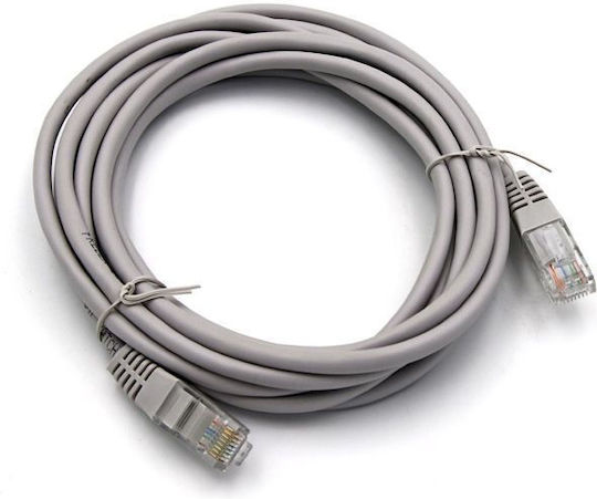 Adeleq U/UTP Cat.5e (Gigabit) Καλώδιο Δικτύου Ethernet 3m Γκρι