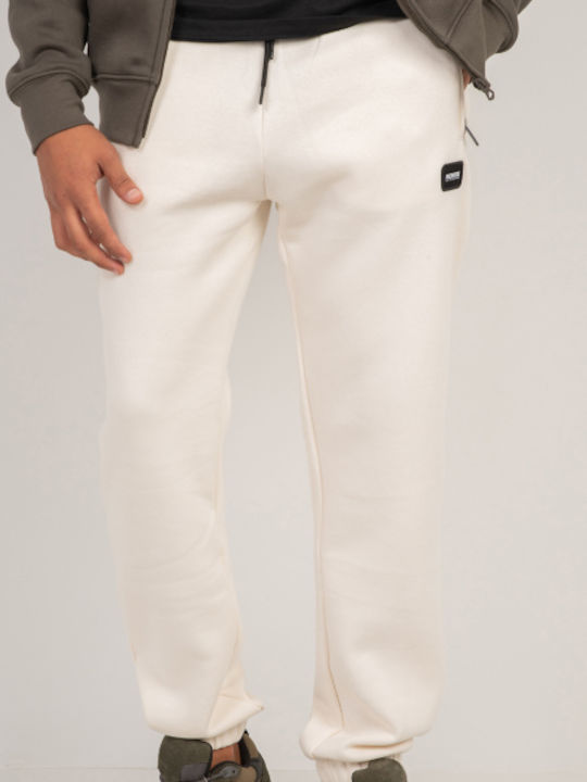 Rebase Men's Sweatpants with Rubber White