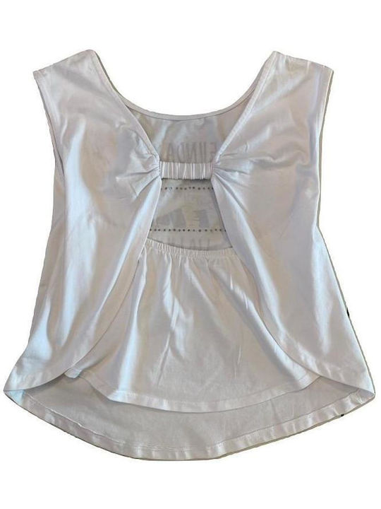 Marasil Kids Blouse Sleeveless White