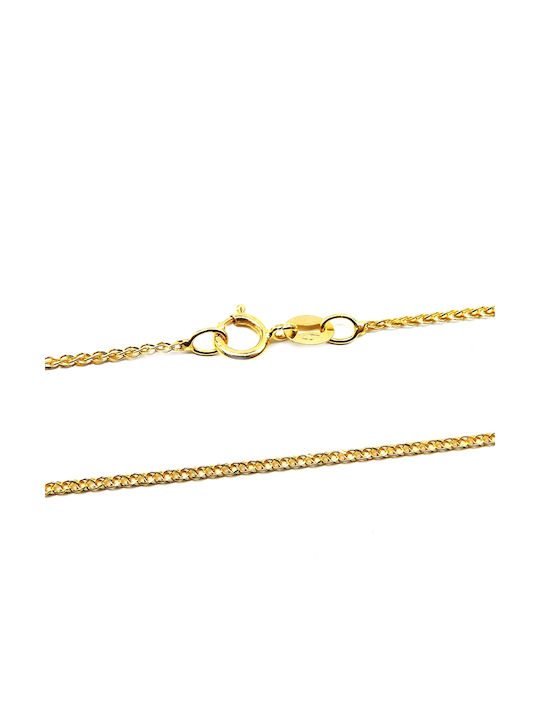 Polytimo Women's Gold Cross 14K with Chain