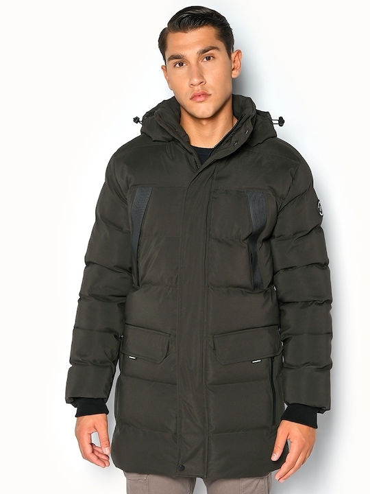 Winter Jacke Puffer Khaki