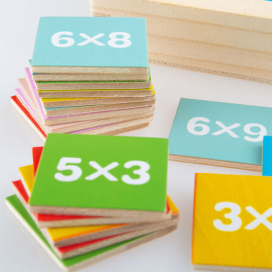 Big Jigs Times Table Box Educational Game Knowledge made of Wood for 3+ years Years Old