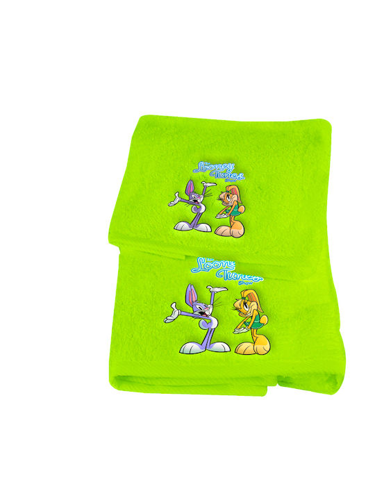 Viopros Baby-Gesichts-/Handtuch Grün Looney Tunes