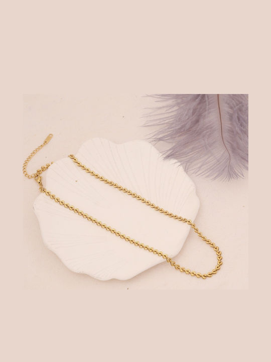 Callajewels Kette Nacken Vergoldet Aus Stahl