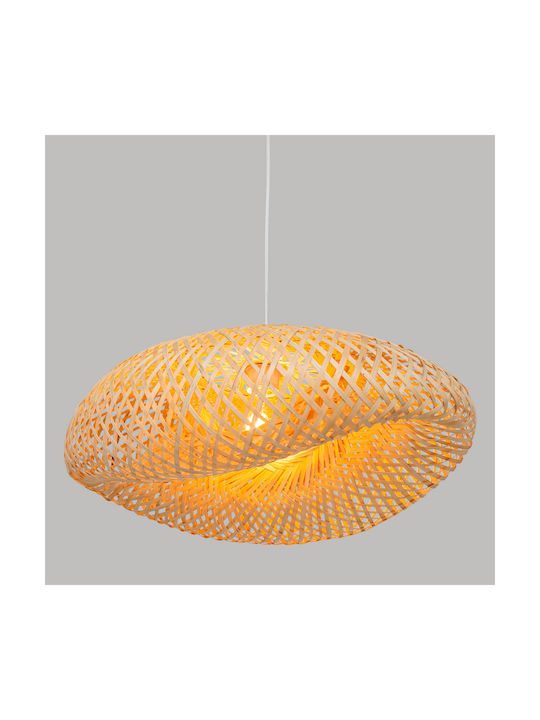 Atmosphera Beddy Κρεμαστό Φωτιστικό Μπεζ Boho με Ντουί E27 51x18x36εκ.