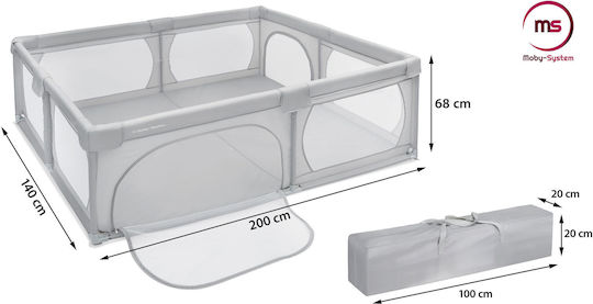 Moby System Парк Сив 200x140см