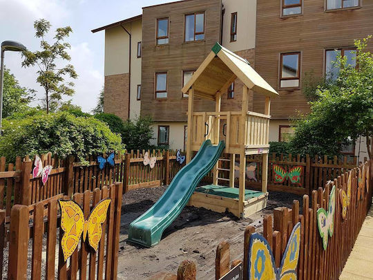 Hy-land Turn de lemn Climbing Frame P2 pentru Uz Profesional