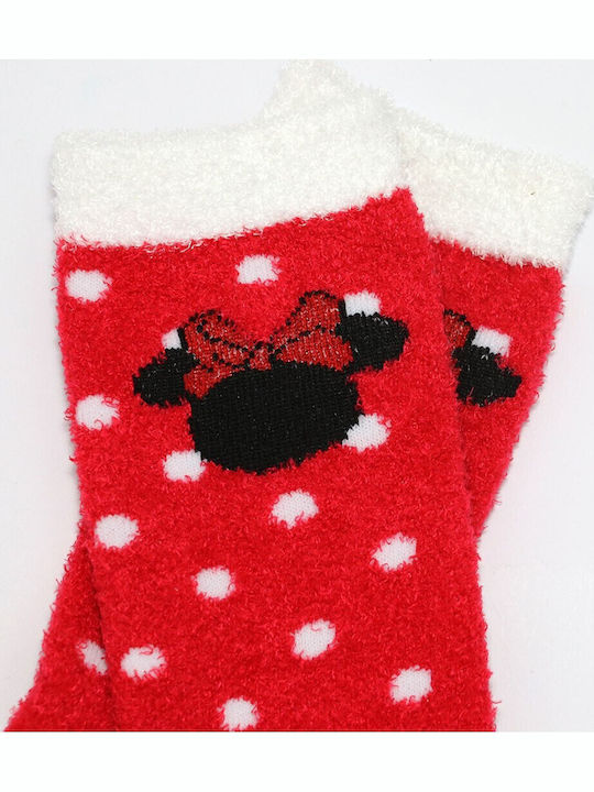Disney Mickey Mouse Γυναικείες Κάλτσες Κόκκινες Disney Mickey Mouse Γυναικείες Κάλτσες Κόκκινες
