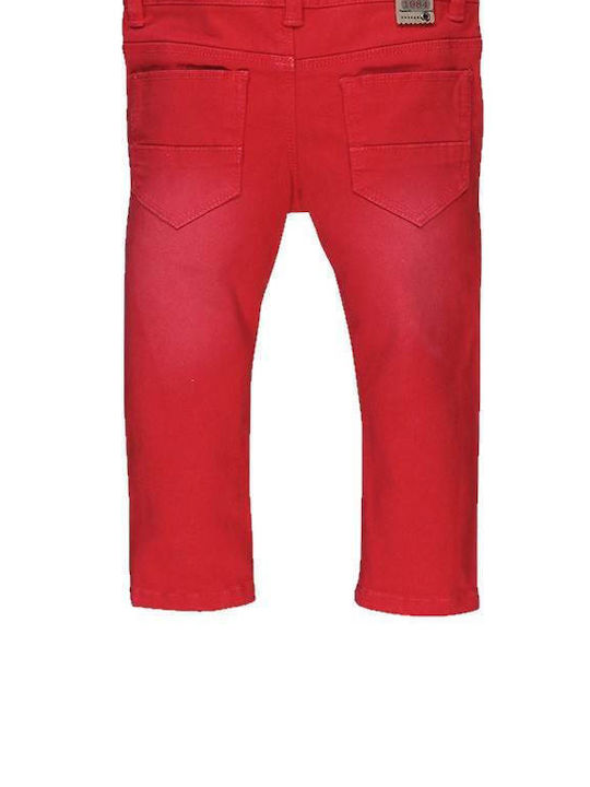 Boboli Kids Fabric Trousers Red