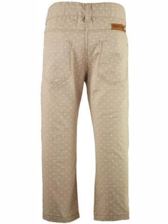 Energiers Kids Fabric Trousers Beige