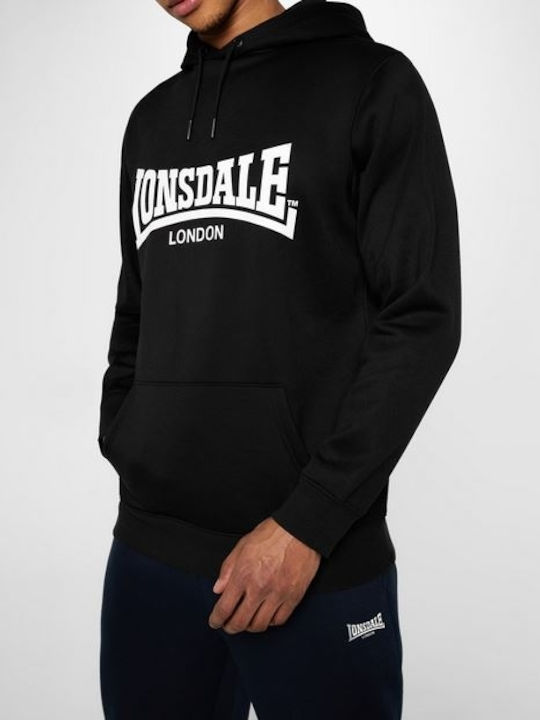 Essential Sweatshirt with Hood Black