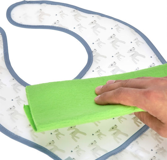 Laessig Lela Waterproof Лигавник Пластмаса със закопчалка за обръч и примка Светлосиня