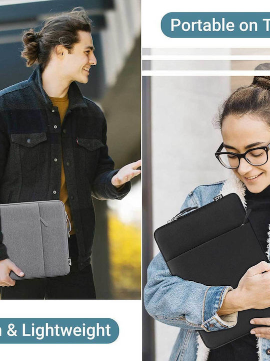 ZYB Αδιάβροχη Θήκη για Laptop 15.6" σε Γκρι χρώμα 1000-42210094