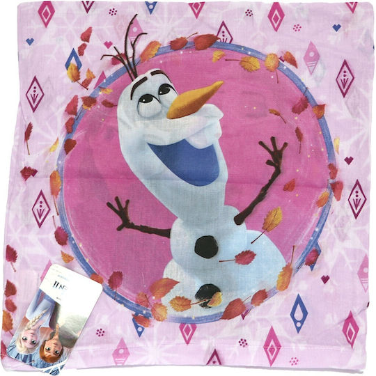 Disney Детски Декоративен Калъф За Възглавница Frozen Розов 40x40см