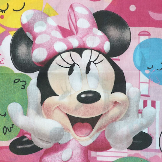 Disney Față De Pernă Decorativă Pentru Copii Minnie Mouse Roz 40x40cm