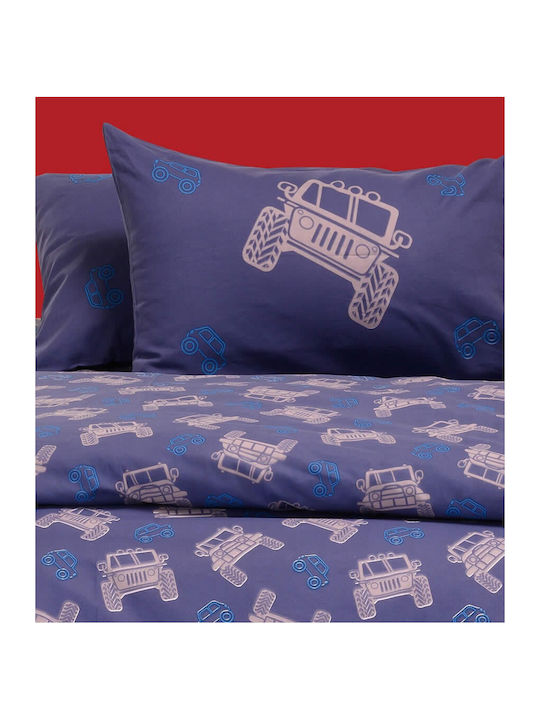 Melinen Kinder Kissenbezüge Set 50x70cm Blue