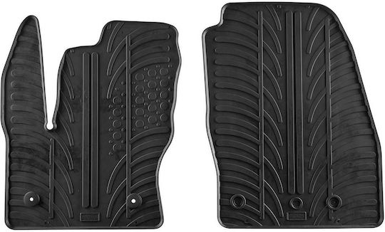 Gledring Set of Front and Rear Mats 2pcs for Ford Tourneo 2014-2016 Black