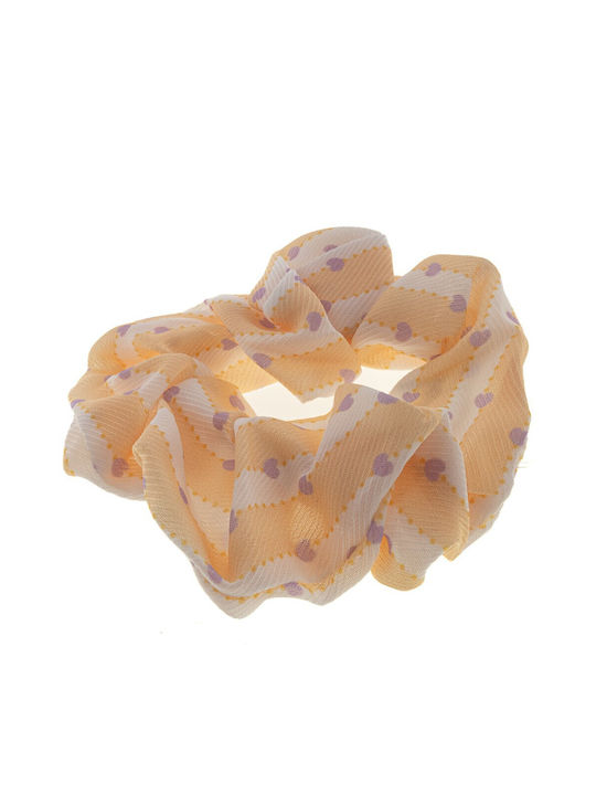 FantazyStores Kinder Haargummi Scrunchy Gelb 32691-11