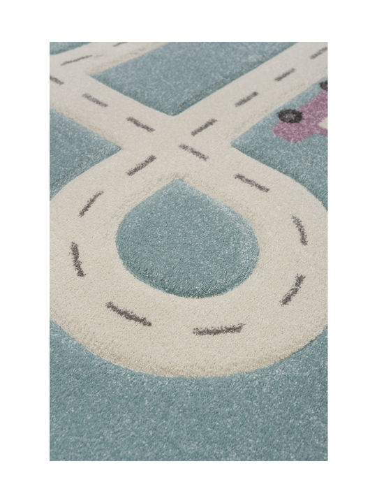 Βιοκαρπέτ Kids Rug Road Light Blue 140x200cm