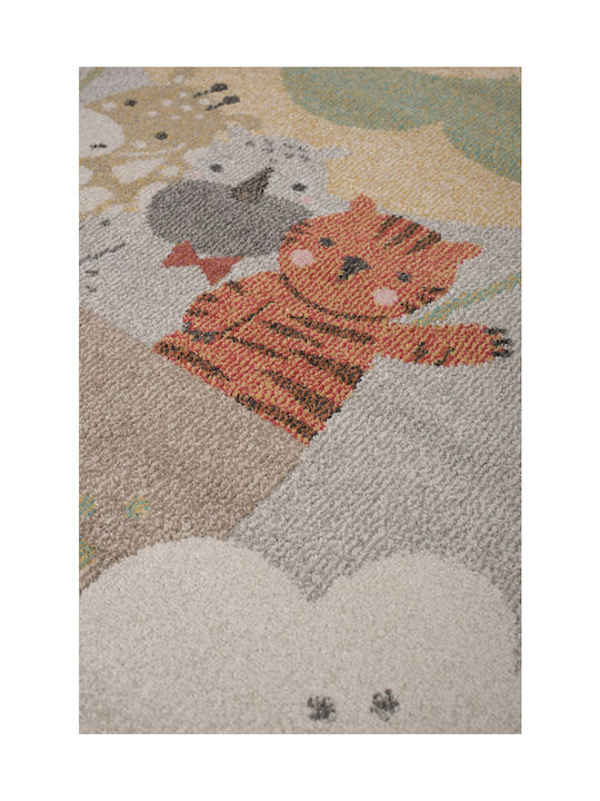 Βιοκαρπέτ Kids Rug Gray 133x190cm