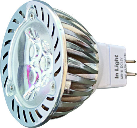 Inlight LED-Lampe 3W und Form MR16 Kühles Weiß 230lm
