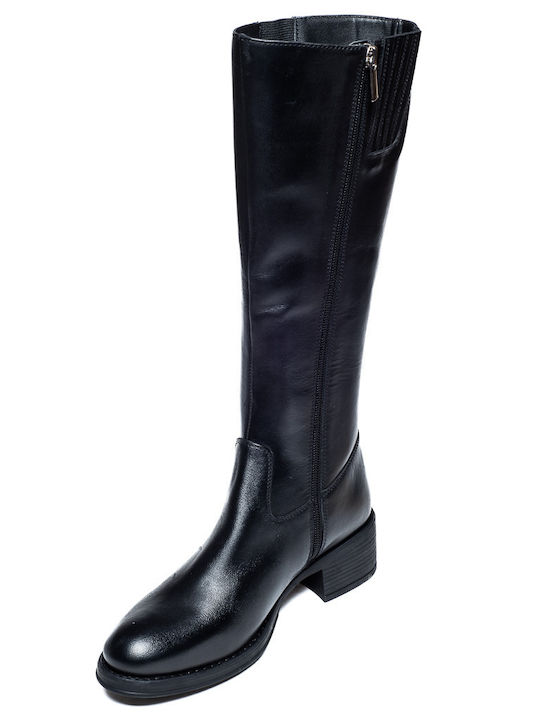 Franchesca Moretti Leather Women's Boots Black