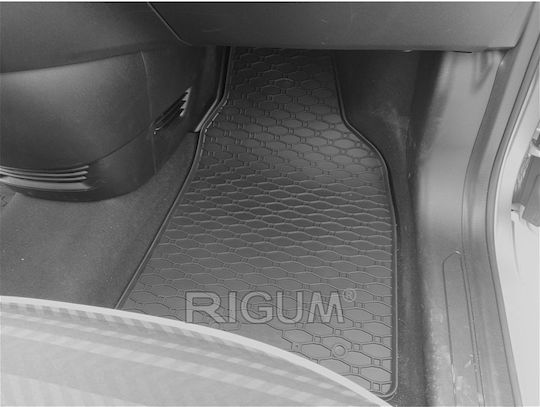 Rigum Set of Front and Rear Mats 4pcs for Kia Optima 2021+ Black