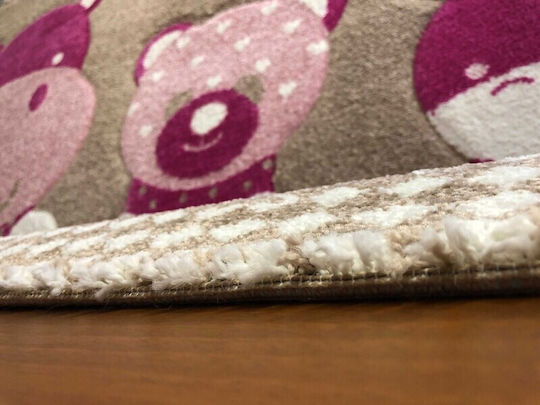 Koulis Carpets 1969A Детско килимче Кафяв 70x150см