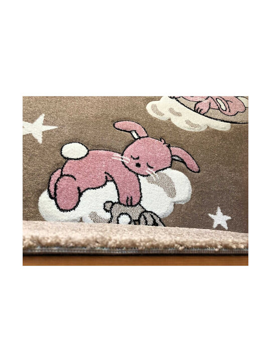 Koulis Carpets Kids Synthetic Rug 1366A Clouds 133x190cm