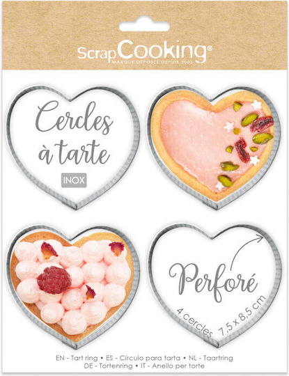 Scrap Cooking Κουπ Πατ Καρδιά Ανοξείδωτο