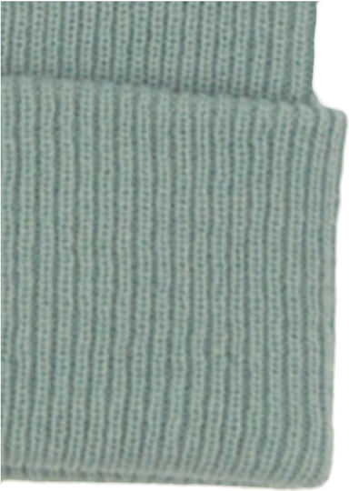 Beanie Unisex Σκούφος Πλεκτός σε Τιρκουάζ χρώμα