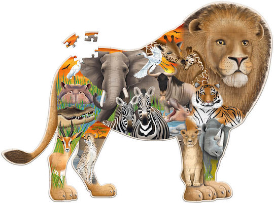 Puzzle pentru Copii Safari pentru 5+ ani+ Ani 200buc The Learning Journey
