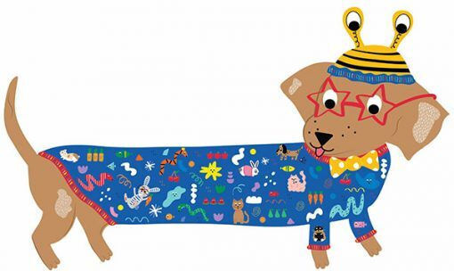 Παιδικό Puzzle Dog για 3+ Ετών 20pcs Floss & Rock