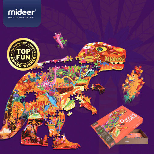 Kinderpuzzle Dinosaur World für 5+ Jahre+ Jahre 280pcs MiDeer