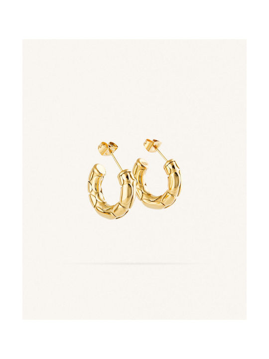 StanStefan Earrings made of Steel Gold Plated