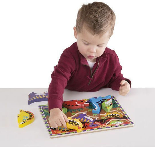 Детски Пъзел Dinosaurs Chunky 8бр Melissa & Doug