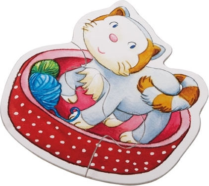 Holz Kinder Steckpuzzle 6pcs Haba