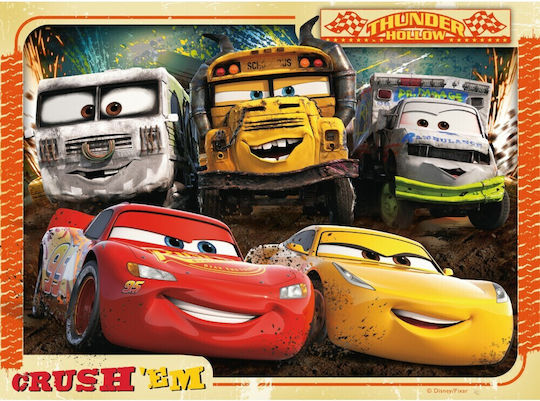 Παιδικό Puzzle 4 in 1 Cars για 3+ Ετών 72pcs Ravensburger