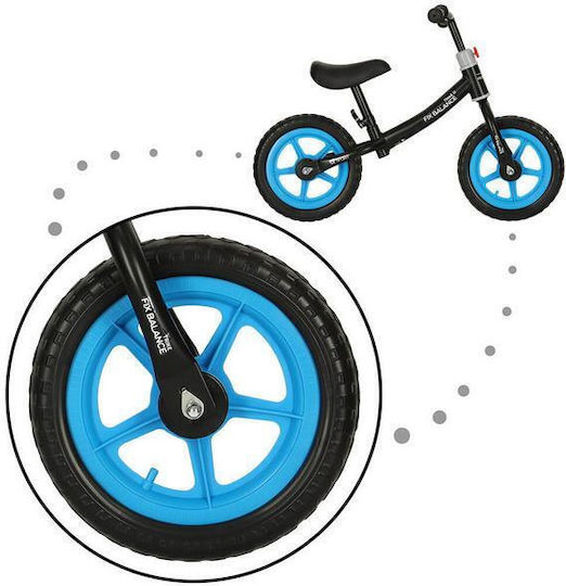 ikonka Bicicletă de Echilibru pentru Copii Cross-Country Negru