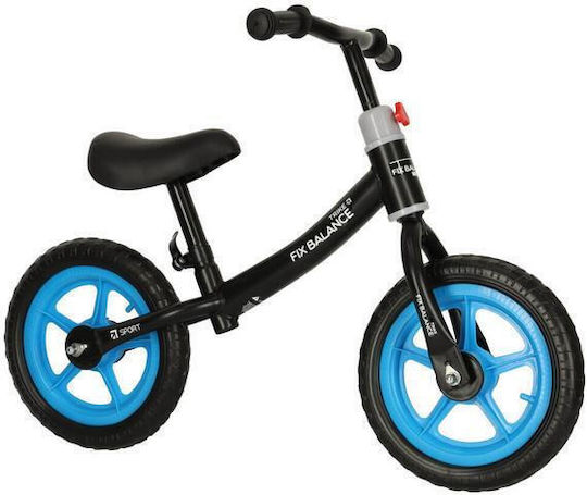 ikonka Bicicletă de Echilibru pentru Copii Cross-Country Negru