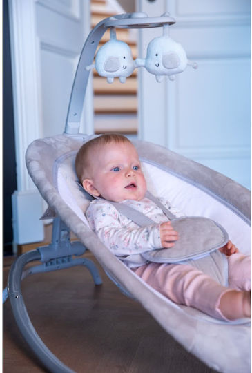 Bo Jungle Electric Baby Relax B-Rocker Moby with Music and Vibration Beige for Child up to 9kg