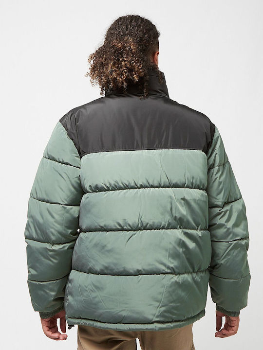 Karl Kani Herren Winter Jacke Puffer Grün