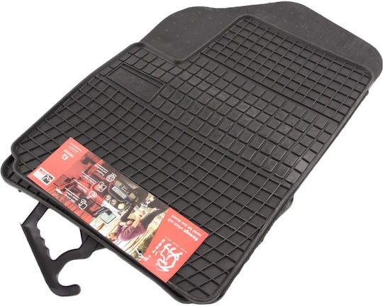 Frogum Set of Front and Rear Mats 4pcs for Kia Picanto 2011 Black