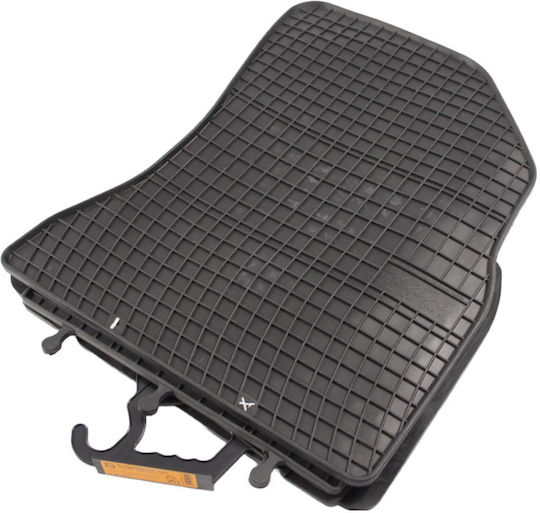 Frogum Set of Front and Rear Mats 4pcs for Citroen C4 Picasso 2007-2013 Black