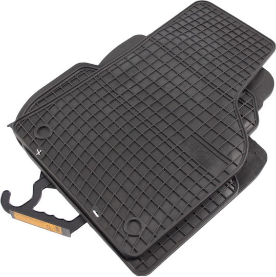 Frogum Set of Front and Rear Mats 4pcs for Volkswagen Jetta 2011 Black