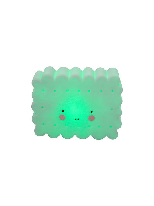 A Little Lovely Company Led Kids Decorative Lamp Mini Cookie Light Mint Green